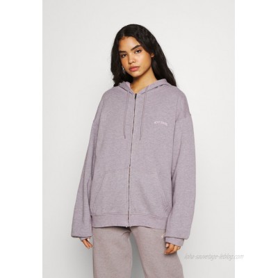 BDG Urban Outfitters ZIP HOODIE Zipup sweatshirt grey lavendar/grey 