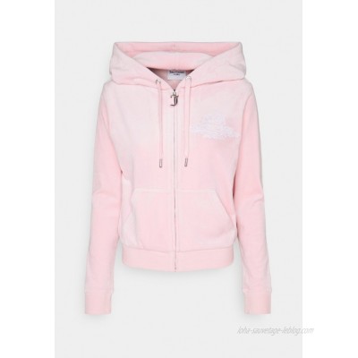 Juicy Couture ANNIVERSARY CREST ROBERTSON HOODIE Zipup sweatshirt almond blossom/pink 
