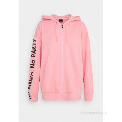 Pinko CIVICA FELPA Zipup sweatshirt pink 
