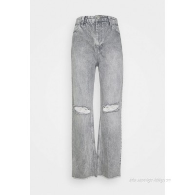 Trendyol Straight leg jeans gray/grey denim 