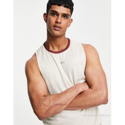  4505 training sleeveless t-shirt with dropped armhole and contrast trim  