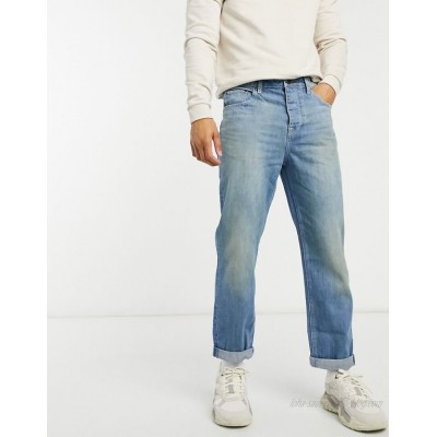  DESIGN straight crop jean in light vintage japanese wash with tint  