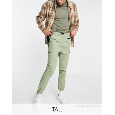 Another Influence Tall cargo pants in dusty green  