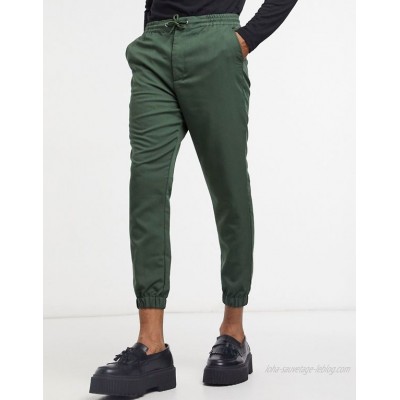  DESIGN tapered smart pant in green  